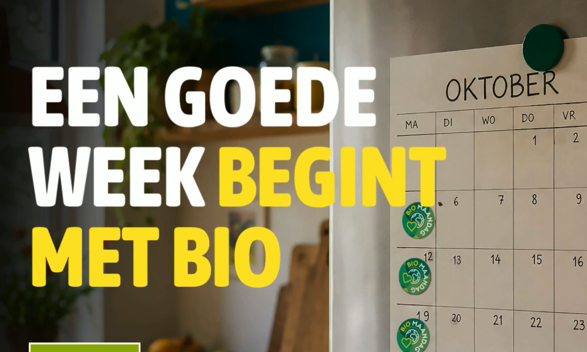 Website afbeelding bio maandag agenda